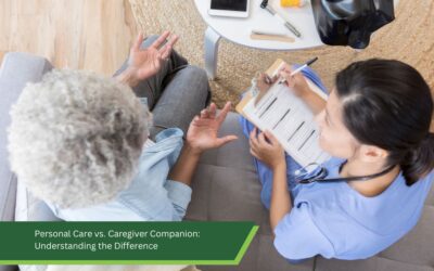Personal Care vs. Caregiver Companion: Understanding the Difference